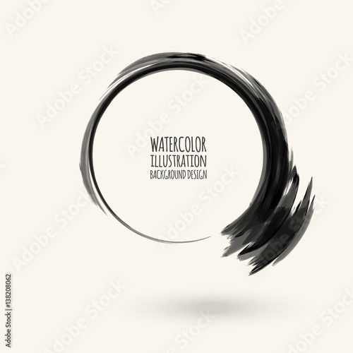 "Black ink round stroke on white" Stock image and royalty-free vector files on Fotolia.com - Pic