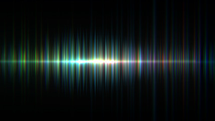 illustration of  music equalizer sound wave