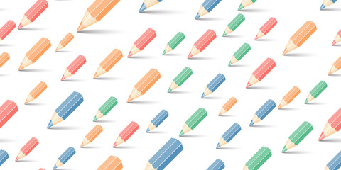 pencil seamless isolated