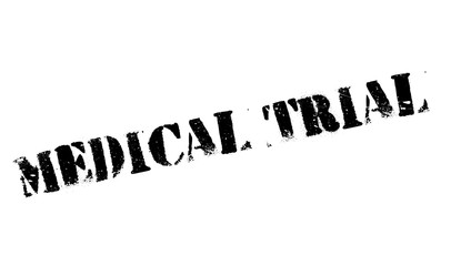 Medical Trial rubber stamp
