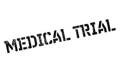 Medical Trial rubber stamp