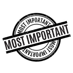 Most Important rubber stamp © lkeskinen