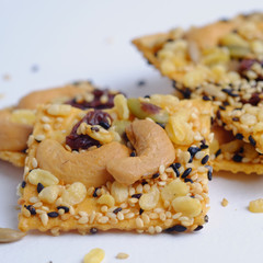 Healthy grain bar.