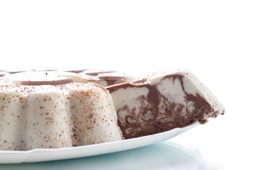 sweet milk chocolate panna cotta