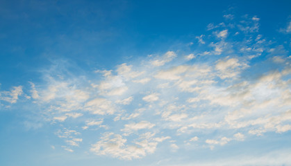 Naklejka na ściany i meble blue sky with cloud for background