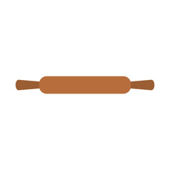 bread roll icon over white background. colorful design. vector illustration