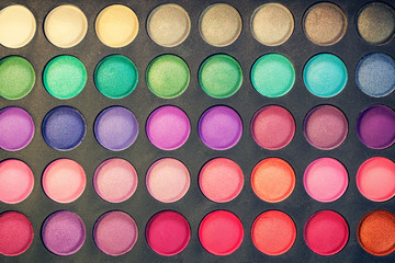 Multi colored make-up 