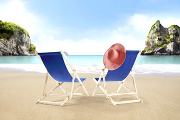 summer time on beach 