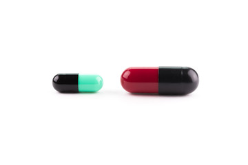 Small and big capsule pills