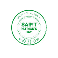 Saint Patrick Day Beer Festival Greeting Card Icon Flat Vector Illustration