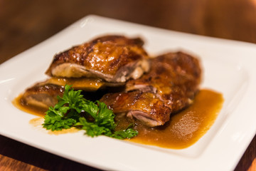Roasted Duck, Chinese style .