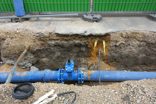 r&eacute;fection de la canalisation