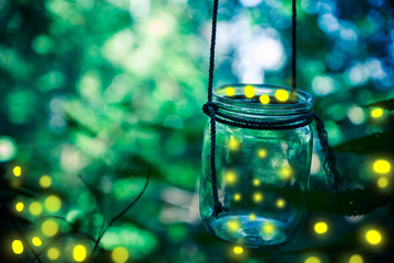 Firefly in a jar