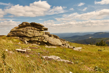 Ausblick vom Brocken im Sommer