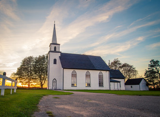 Rural church in Canada

