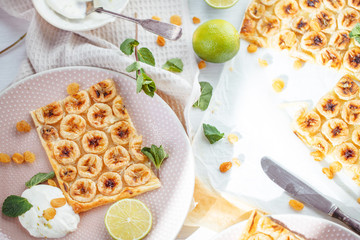 Bananen kuchen (selbstgebacken)
