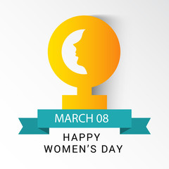 Women Day greeting card 
