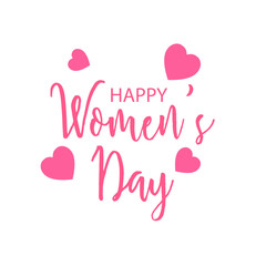 Women Day greeting card 