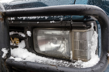 left headlight with turn signals