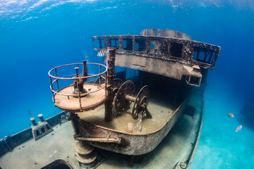 Large shipwreck on the sea bed © whitcomberd