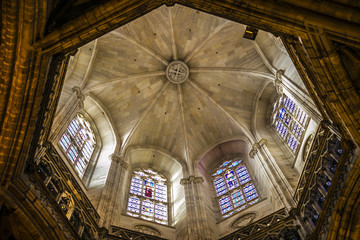 Cathedral Saint Eulalia in Barcelona, Spain