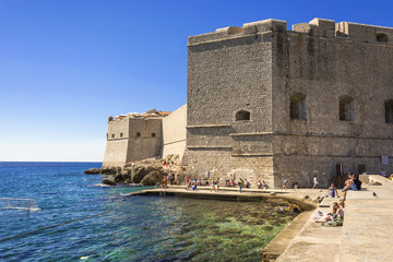  Dubrovnik Old Town Fort of St. John © ewelinaf