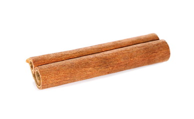 cinnamon stick spice isolated on white 