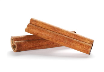 cinnamon stick spice isolated on white 