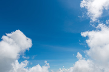 blue sky with cloud