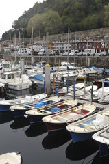 Boats in the Port, Sant Sebastian Basque Country, Spain