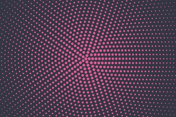 Abstract creative concept vector comic pop art style blank, layout template with clouds beams and isolated dots pattern on background. For sale banner, empty bubble, illustration halftone book design