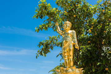 Golden Young Buddha statue, Thailand