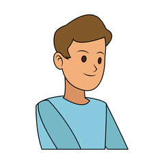 happy handsome young man icon image vector illustration design 