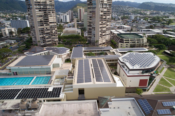 Solar power roof tops