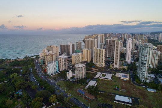 Aerial photo Honolulu Hawaii