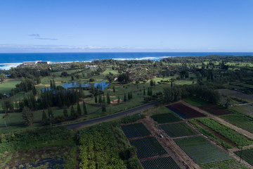 Aerial photo Turtle Bay golf club Oahu Hawaii