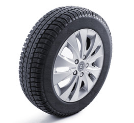 Obraz premium tire on a white background