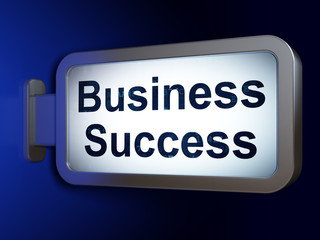 Business concept: Business Success on billboard background