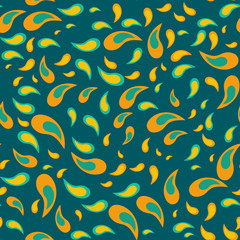 Seamless  pattern buta for fabric
