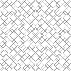 Seamless vector pattern. Modern stylish texture with monochrome trellis.
