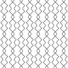 Fototapeta premium Seamless geometric vector pattern with thin lines.