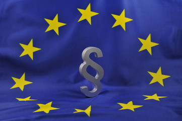 Paragraph, Europarecht, Europa, Flagge, Europäische Union, Unionsrecht, europäisches Recht, Gesetzgebung, Justiz, Rechtspolitik, Europäischer Gerichtshof, Brexit, Grexit, Fixit, Frexit, Nexit