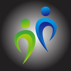  vector logo for fitness in the form