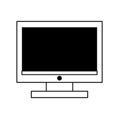 computer monitor  icon image vector illustration design 