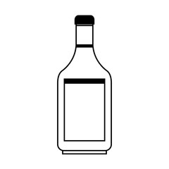 liquor bottle icon image vector illustration design