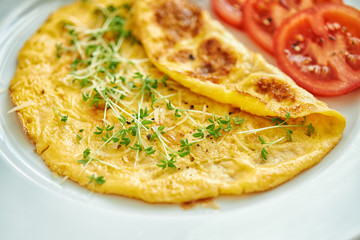 breakfast with omelette