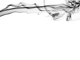 Smoke background. Abstract smoke on white background.