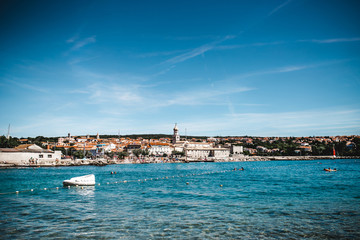 Fototapeta na wymiar view of beach, krk island kroatia 
