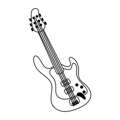 electric guitar icon image vector illustration design 