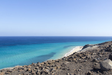 Fototapeta na wymiar Spiaggia di Fuerteventura